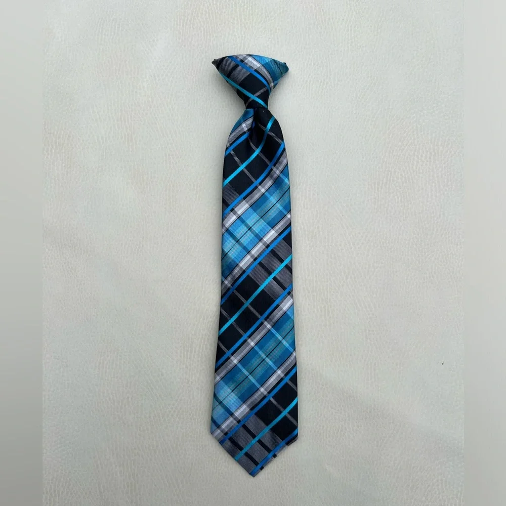Bergamo New York Boys Neck Clip on Tie